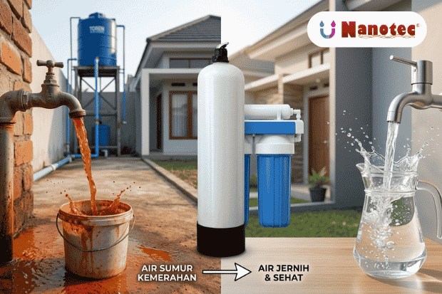 Air Sumur Berwarna Merah dan Solusi Tepat agar Air Kembali Jernih