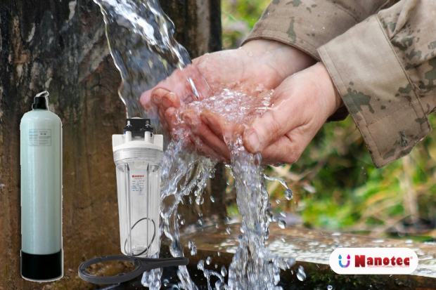 air mengalir bersih dengan menggunakan filter air nanotec