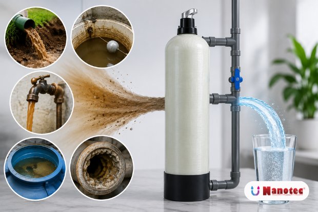 Sistem filter air berkualitas tinggi membantu menjaga kualitas air rumah tetap jernih dan bersih