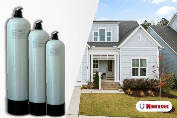 filter air rumah modern untuk menghasilkan air bersih bagi kebutuhan keluarga